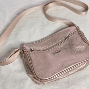 Rose Metallic Kipling Cross Body Purse
